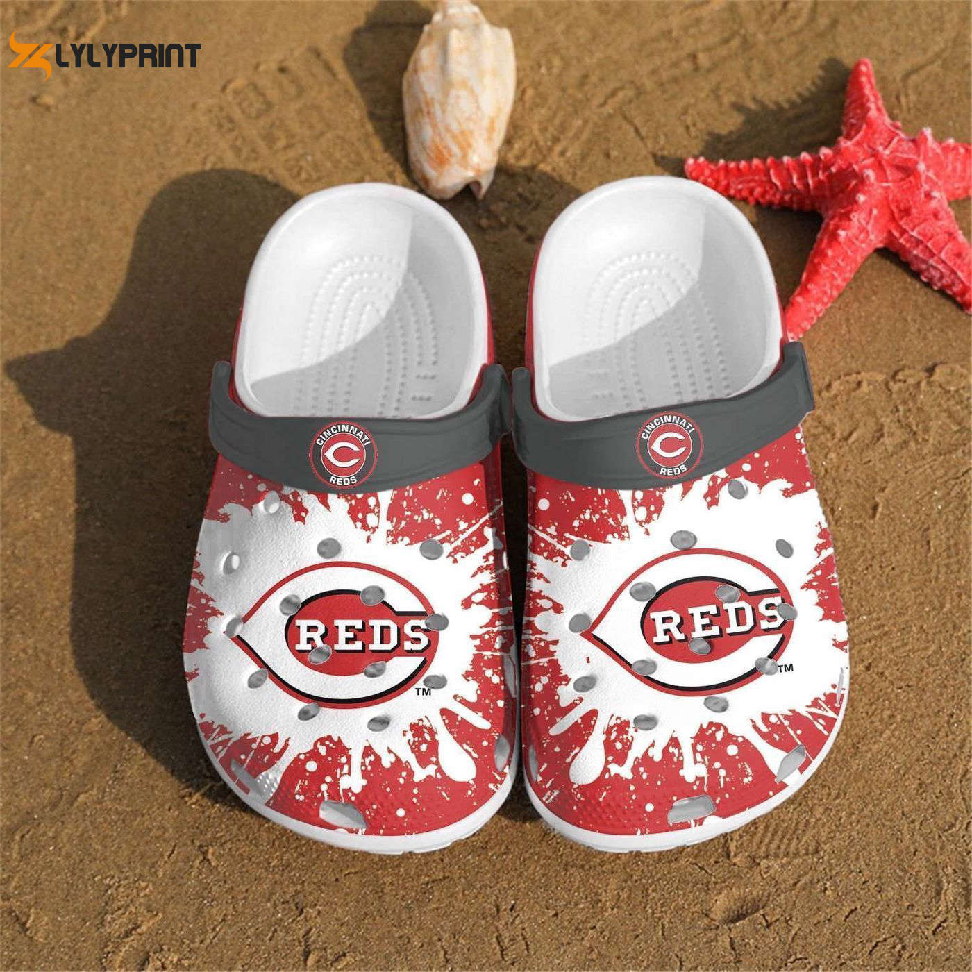 Cincinnati Reds MLB Gift: RubberCrocs Clog Shoes for Comfy Fans! Cincinnati Reds MLB Gift: RubberCrocs Clog Shoes for Comfy Fans!