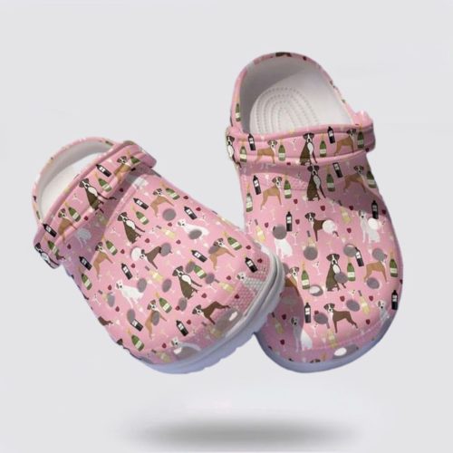 Christmas Crocs: Luxury Boxer Dog Art Shoes for Dog Lovers – Collectables Drink with Wine