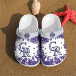 Rockies MLB Gift: Comfy Colorado Crocs Clogs – Perfect Footwear for Fans!