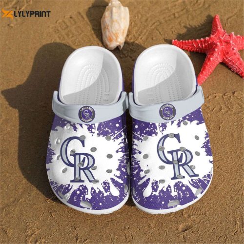 Rockies MLB Gift: Comfy Colorado Crocs Clogs – Perfect Footwear for Fans!