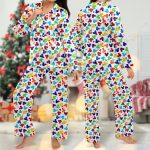 Colorful Mickey Mouse Pajamas Set & Minnie Mouse Shirt – Cartoon Gift for Women