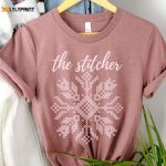 Stylish Cross Stitch Shirt: Perfect Gift for Mom & Retreat with Unique Design