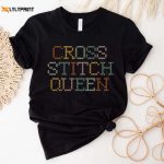 Cross Stitch Shirt: Funny Gift for Mom & Friends Enticing Tee for Cross Stitchers