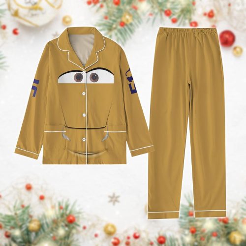 Cruz Ramirez Car Pajamas – Piston Cup Cars Racing Cosplay Disney Pixar Car Movie Lightning Mcqueen 95 Matching Pajamas