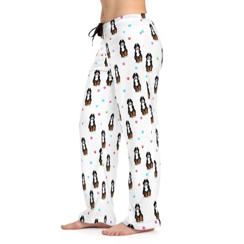 Custom Bernedoodle Bernese Mountain Dog Women s Pajama Pants – Perfect Berner Mom Gifts for Christmas!