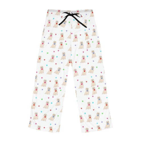 Cute Custom Bichapoo Dog Women s Pajama Pants – Perfect Dog Mom Gift!