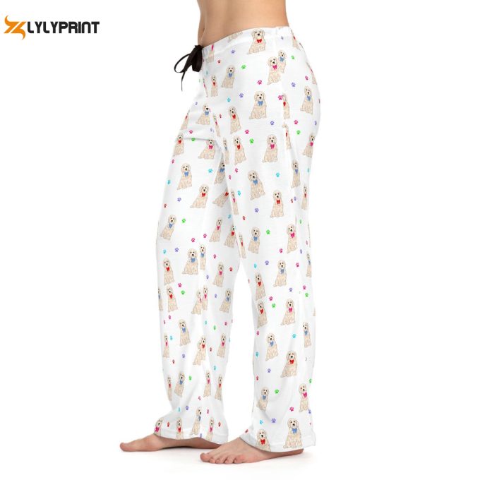 Cute Custom Bichapoo Dog Women S Pajama Pants – Perfect Dog Mom Gift!