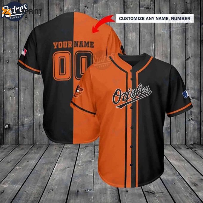 Stand Out With Custom Baltimore Orioles Baseball Jersey – Mlb Style – Gift For Men Women