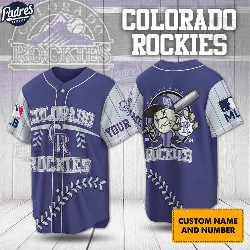 Custom Colorado Rockies Baseball Jersey – Official MLB Merchandise – Gift for Men Women