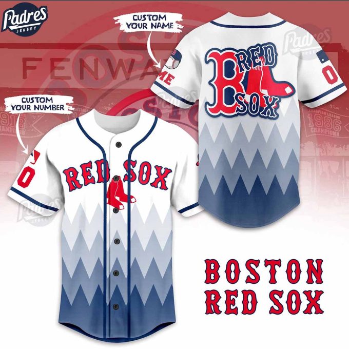 Score Big With Custom Mlb Boston Red Sox Baseball Jersey – Personalized Style! – Gift For Men Women