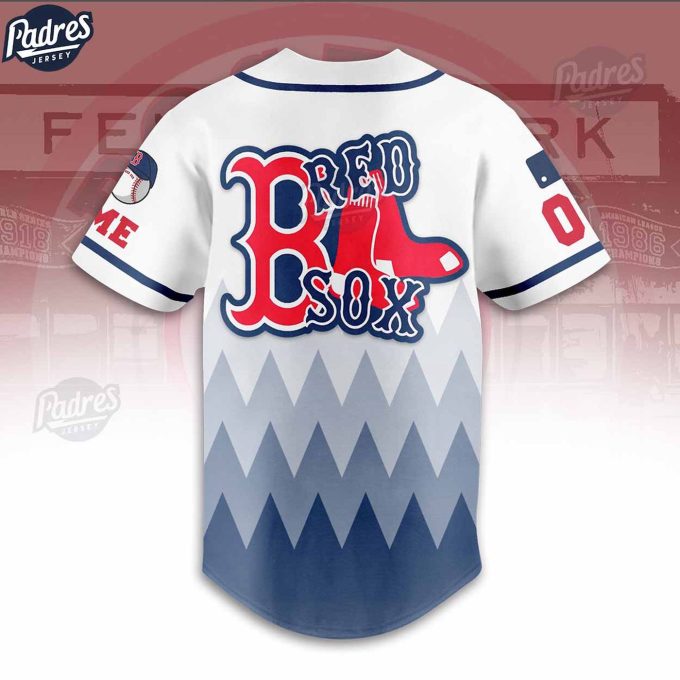 Score Big With Custom Mlb Boston Red Sox Baseball Jersey – Personalized Style! – Gift For Men Women