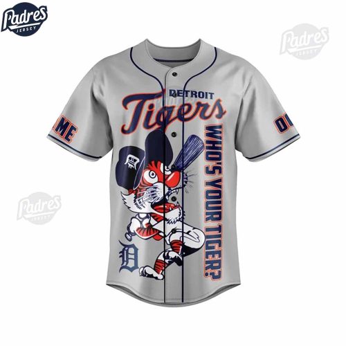 Personalized MLB Detroit Tiger Baseball Jersey – Custom Style for True Fans – Gift for Men Women