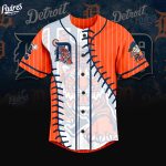 Show Your Tigers Pride with our Custom MLB Detroit Tigers Orange Baseball Jersey!