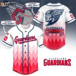 Show your support with a Custom Cleveland Guardian Baseball Jersey featuring the MLB Logo – Gift for Men Women