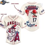 Personalized MLB Los Angeles Angels Baseball Jersey – Custom Style for True Fans – Gift for Men Women