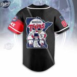 Show Your Team Spirit with Custom Minnesota Twins Black Baseball Jersey – MLB Fan Gear – Gift for Men Women