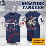 Personalized New York Yankees Baseball Jersey – Custom MLB Uniform for Ultimate Fans – Gift for Men Women