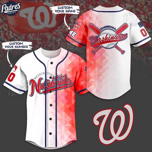 Personalized Washington Nationals MLB Jersey – Show Your Team Pride!