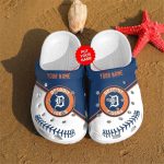 Personalized Detroit Tigers MLB Gift: Custom Name Crocs Clogs – Show Your Team Spirit!