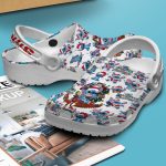 Merry Alone Christmas Stitch White Clogs for Kids & Adults – Customizable Name; Festive & Comfy!