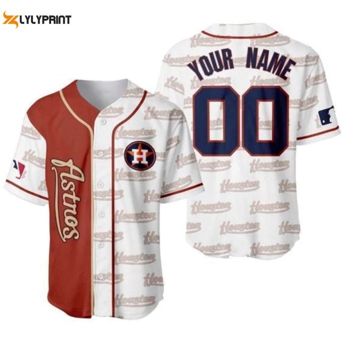 Custom Houston Astros Mlb Jersey – Perfect Birthday Gift For Baseball Fans!