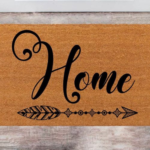 Personalized Custom Doormat – Ideal Christmas Wedding or Closing Gift Monogram Rug for New Home Decoration