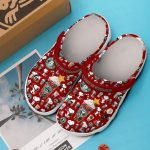 Cute Peanuts Snoopy Christmas Red Clogs – Stylish Footwear for Kids and Adults Cute Peanuts Snoopy Christmas Red Clogs – Stylish Footwear for Kids and Adults