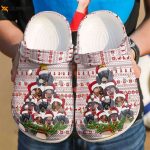Dachshund Christmas Tree Crocs – Classic Clogs Shoes for Festive Pet Lovers