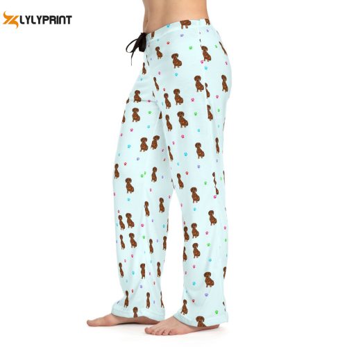 Dachshund Pajamas: Custom Women s Dog Mom Pants – Perfect Christmas & Mothers Day Gift!