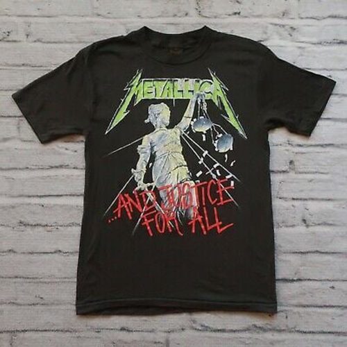 Vintage Metallica And Justice For All Tour Tshirt – 80s Deadstock Single Stitch 4181