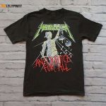 Vintage Metallica And Justice For All Tour Tshirt – 80s Deadstock Single Stitch 4181