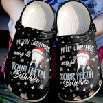 Dentist May All Your Teeth Be White Christmas Santa HatCrocs- Men Women Shoes Dentist May All Your Teeth Be White Christmas Santa HatCrocs- Men Women Shoes