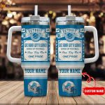 Custom Detroit Lions Vintage King of Football 40oz Stanley Tumbler – Perfect Gift for Fans