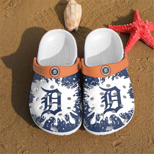 Comfy Detroit Tigers Crocband Clogs – Perfect MLB Teams Gift for Fans!