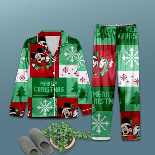 Disney Christmas Mickey Pajamas Set – Festive Family Matching PJs for a Perfect Holiday Gift!