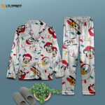 Disney Christmas Mickey Pajamas Set: Festive Family Gift Custom Matching PJs Disney Christmas Mickey Pajamas Set: Festive Family Gift Custom Matching PJs