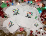 Disney Christmas Sweatshirt: Family Pajamas Santa & Mickey Mouse Shirt Xmas Party Tees Vacation Attire