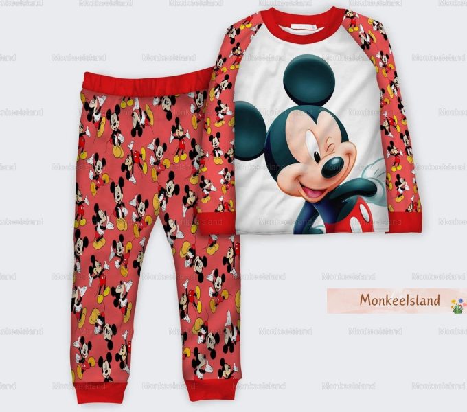 Disney Classic Mickey Pajamas – Fun Kids Set For Mickey Mouse Fans Ideal Funny Gift