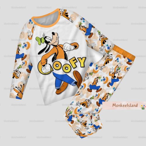 Spooktacular Disney Goofy Pajamas: Halloween Matching Set for Family Fun!