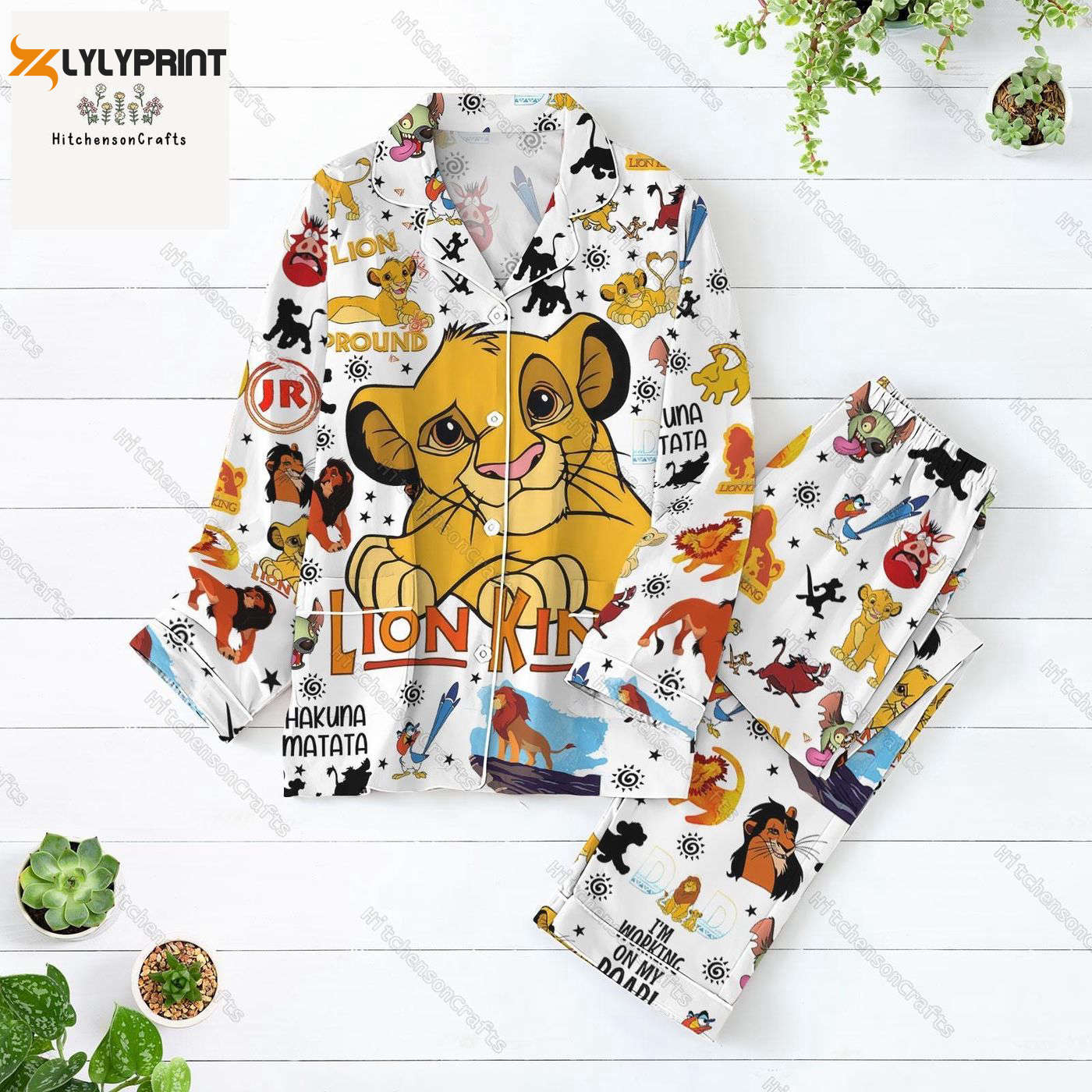 Disney Lion King Pajamas Set: Simba Family Movie Christmas PJs Disneyland Shirt – Perfect Birthday Gift for Men Disney Lion King Pajamas Set: Simba Family Movie Christmas PJs Disneyland Shirt – Perfect Birthday Gift for Men