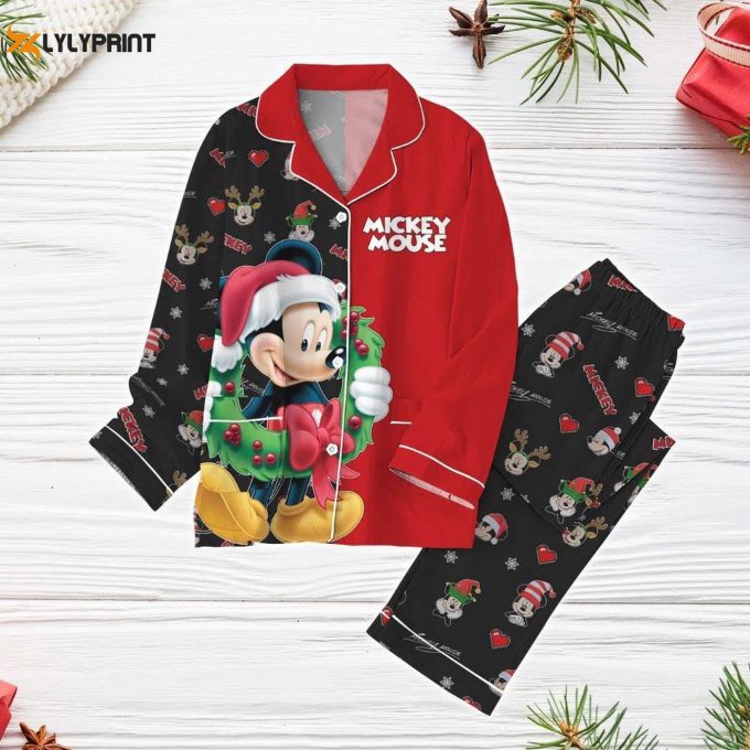 Disney Mickey Christmas Pajamas: Festive Mickey Mouse Holiday Shirt Perfect Xmas Gift For Him