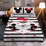 Cute Disney Mickey & Minnie Duvet Set – Perfect Christmas Gift!