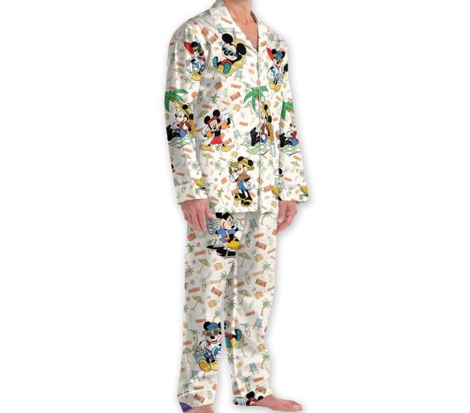 Disney Mickey Pajama: Tropical Summer Beach Sleepwear - Fun &Amp; Stylish! 2