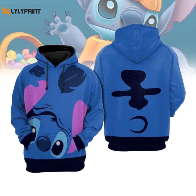 Disney Stitch Hoodie: Funny 3D Lilo And Stitch Unisex Hoodie – Perfect Stitch Lover Gift!