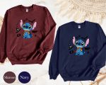 Disney Stitch Magical Sweatshirt HP Inspired Crewneck Wizard Stitch Shirt & More