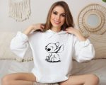 Disney Stitch Sketch Portrait Sweatshirt – Cute Lilo and Stitch Hoodie for Disneyland Family Disney World Tee