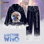 Doctor Who Movie Series Pajamas: Christmas & Police Box Holiday Set for Women