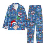 Disney Eeyore Pajamas Set: Festive Winnie Pooh Christmas Family PJs – Cartoon Movie Women s Holiday Sleepwear