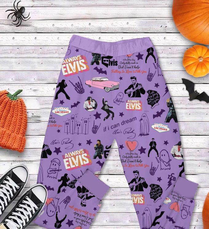 Elvis Pajamas Set – Halloween Shirt &Amp; Gift Presley Music Shirt