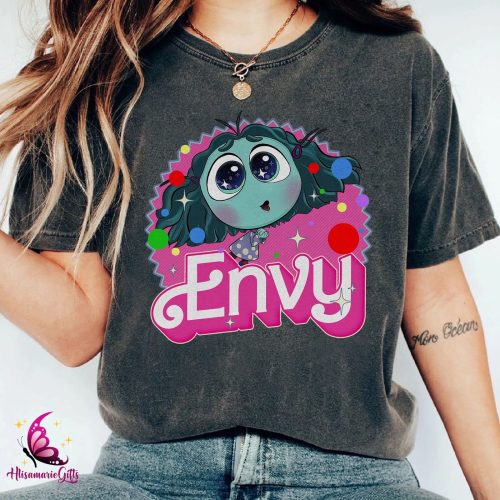 Envy Inside Out Shirt – Express Your Emotions with Inside Out 2 Movie Characters – Mental Health Tee